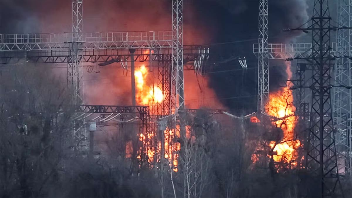 Ukraine's power grid hit in massive drone, missile strike