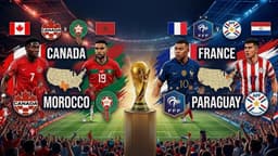 Canada face Morocco, France take on Paraguay