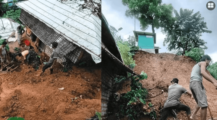 8 killed including women, children in landslides at Ukhiya Rohingya Camp