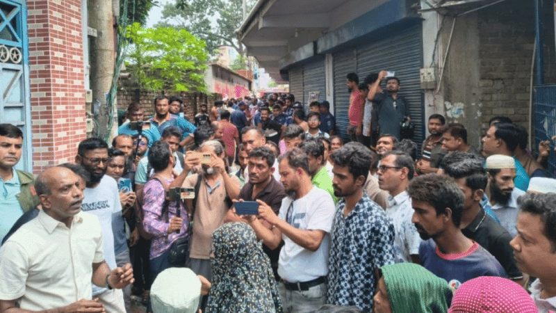 Jamaat MP's daughter accused of beating madrasa students; protesters lay siege to house