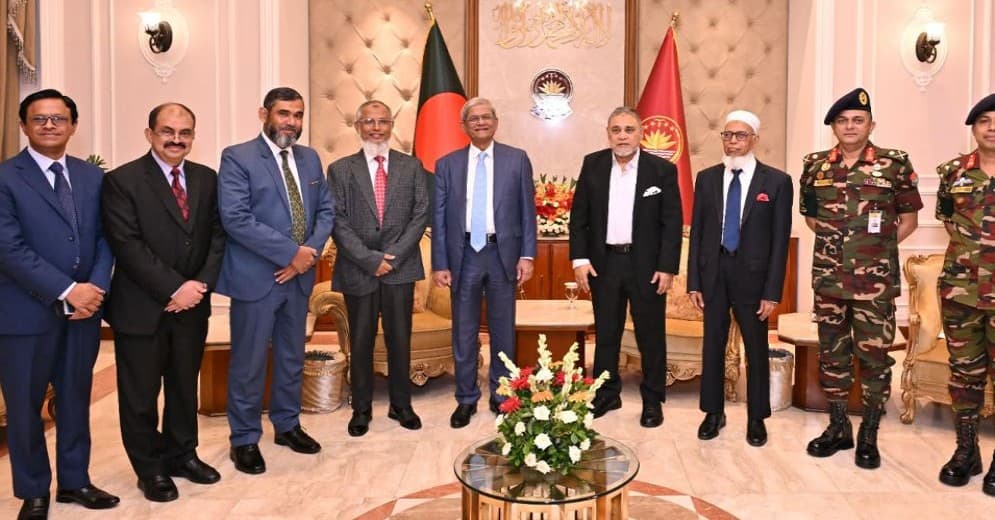President holds first meeting with Election Commission at Bangabhaban
