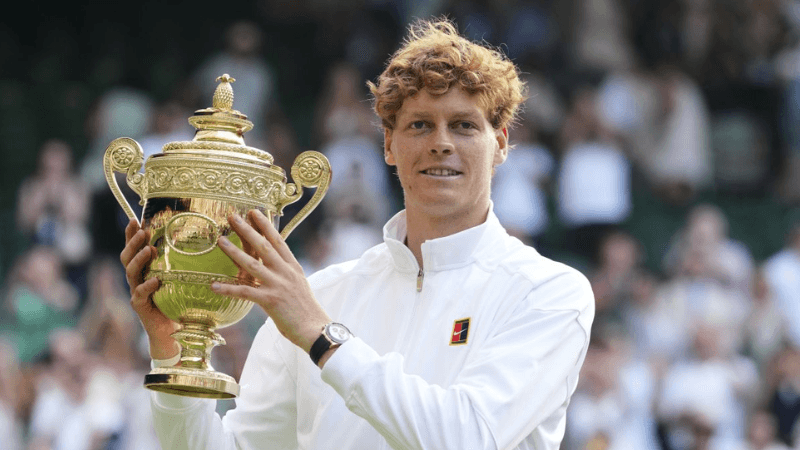 Yannick Sinner crowns first ever Wimbledon title