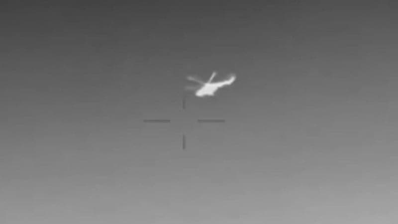 Ukraine claims naval drone destroys Russian helicopter for first time