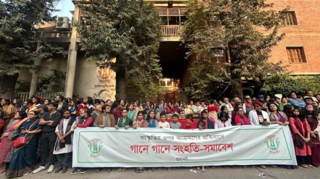 Chhayanaut’s ‘Songs of Solidarity’ rally calls for security, safeguard of Bengali culture
