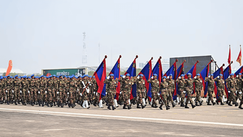 Grand parade and spectacular fly-past held on Independence Day