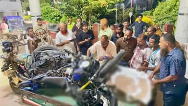 Three killed as bus rams motorcycle in Faridpur