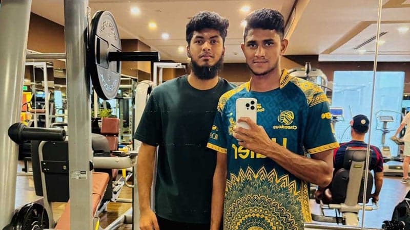 Rishad, Nahid join the team after spending two nights at airport