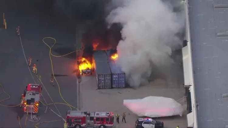 Three killed as helicopter crashes in Los Angeles suburb