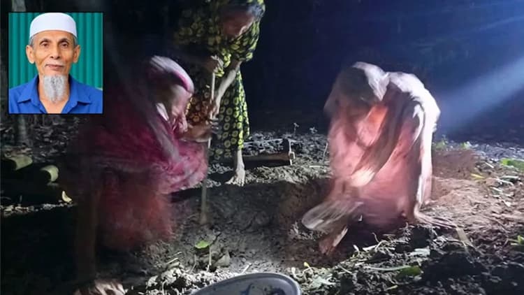 Sayeedi case plaintiff buried secretly as wife, daughter and sister dig grave