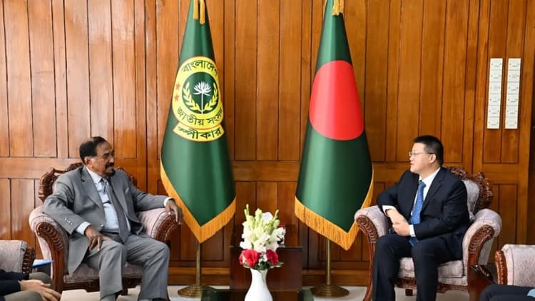 Speaker, Chinese envoy discuss Teesta project, Rohingya crisis