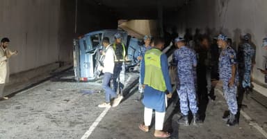 3 BAF members killed as pickup falls from flyover onto Dhaka airport