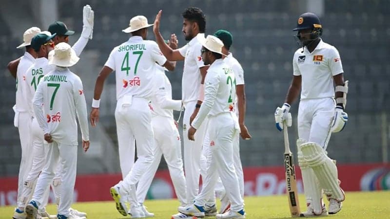 Khaled-Nahid's fiery bowling, Sri Lanka bowled out for 280