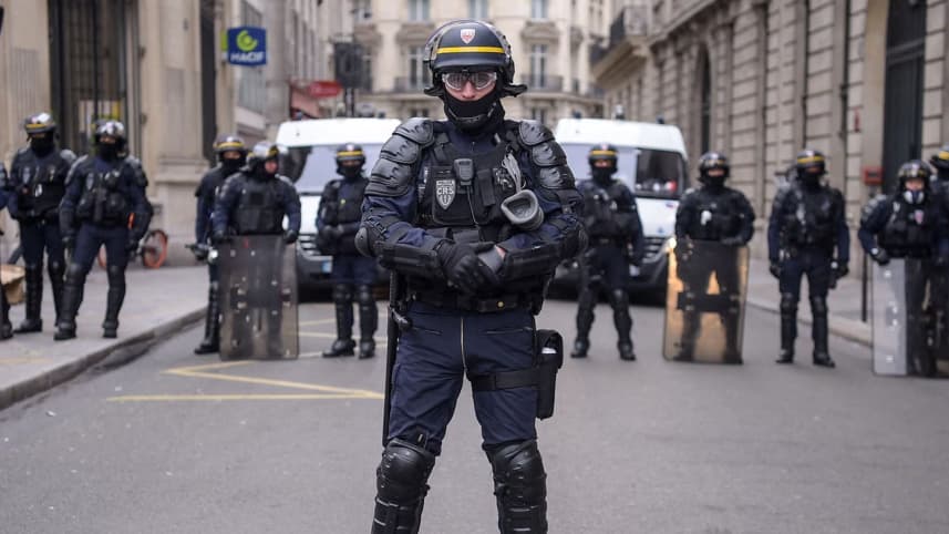 France set to deploy 70,000 police as students urge further protests