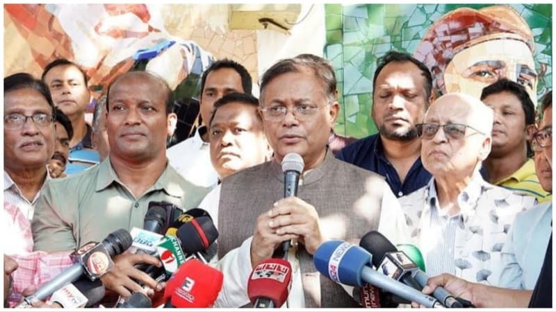 Dialogue can be held with political parties, not with arsonists: Hasan