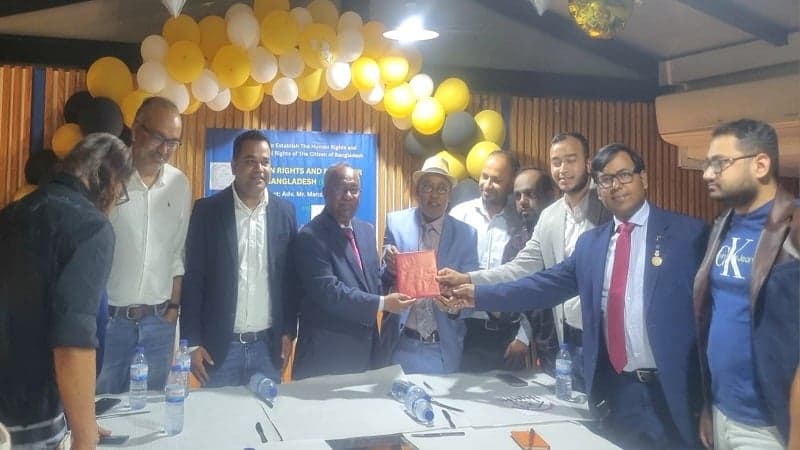 Reception accorded to Monzil Morshed; expatriates pledge unity