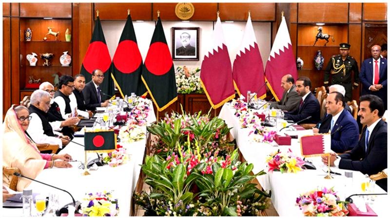 5 agreements, 5 MoUs signed between Bangladesh, Qatar