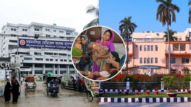 26 more children admitted to MMCH with measles symptoms, 14 to RMCH