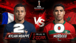 France vs Morocco —World Cup: Live score and match stats