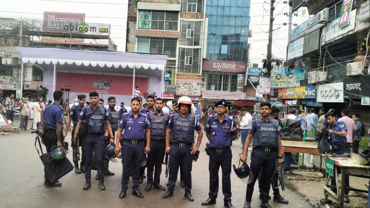 NCP’s rally in Rajbari draws tight security