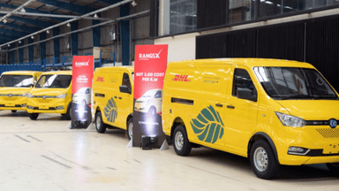 DHL Express gets 18 Electric Cargo Vans from RangsX