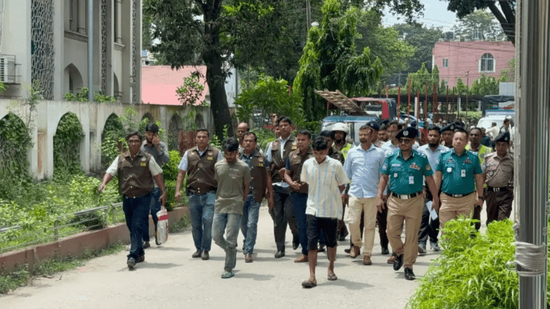 Rangpur 4 murders: Mugdha-Siddhartha questioned at jail gate