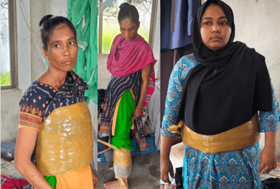 Two women held with 7kg cannabis strapped to bodies in Cumilla