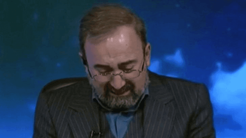 Iranian TV anchor burst into tears while announcing Khamenei’s death