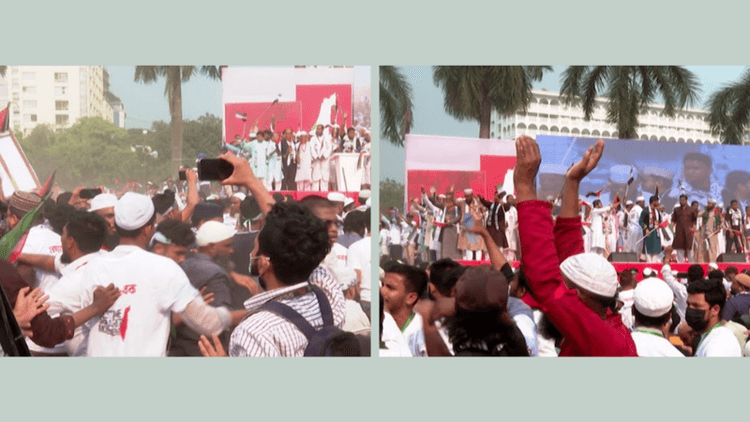 Protest sparks tension near Jamuna, security tightened