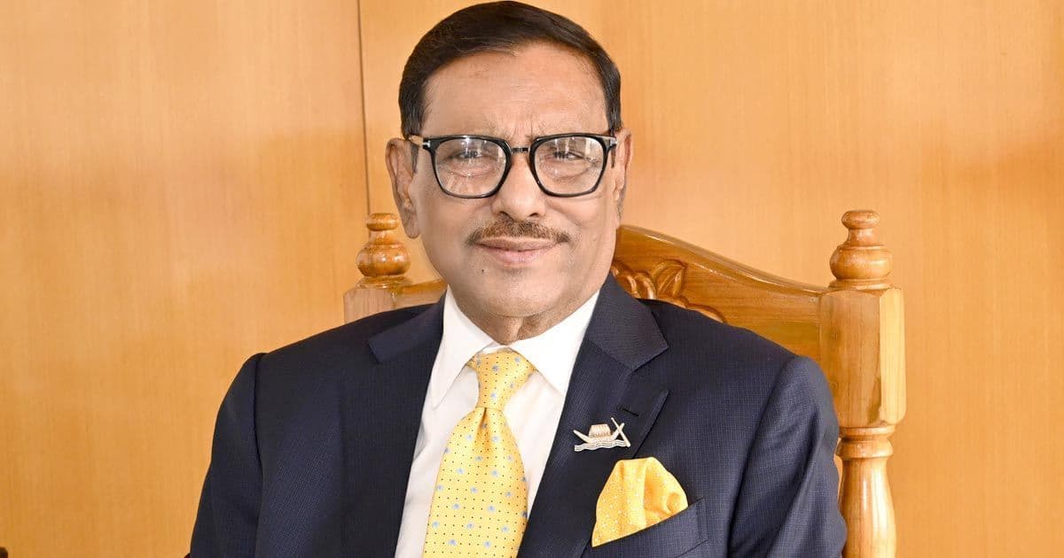 Awami League General Secretary and Road Transport and Bridges Minister Obaidul Quader