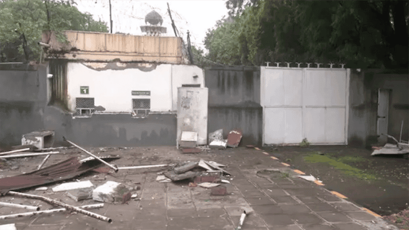 India demolishes outer structures of Pakistan High Commission