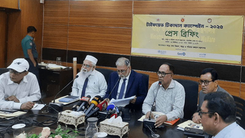 Nationwide Typhoid vaccination campaign to begin October 12