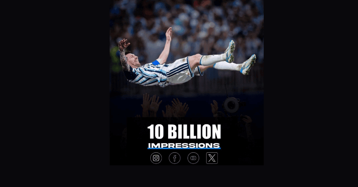 Messi breaks another record, top 10bn World Cup impressions
