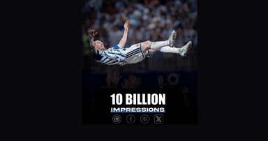 Messi breaks another record, top 10bn World Cup impressions