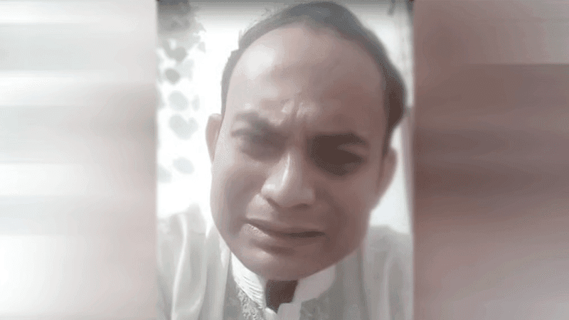 Post deprived Chhatra Dal leader cries on Facebook live