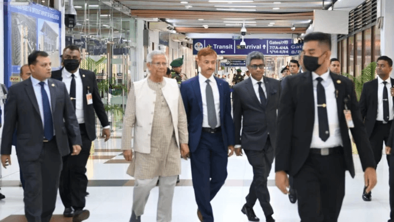 CA Yunus departs for Malaysia on state visit