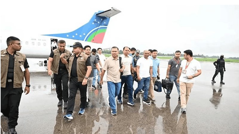 Prime Minister Tarique Rahman arrives in Sylhet