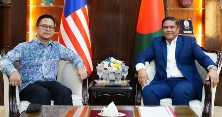 Courtesy meeting of Malaysia’s High Commissioner with PM’s Defence Adviser