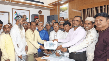 Badsha files nomination for seat vacated by PM