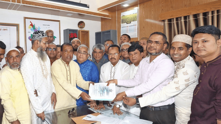 Badsha files nomination for seat vacated by PM