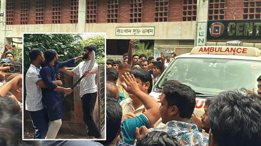 RU central library attacked, Students beaten by RUCSU and Shibir leaders