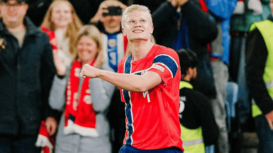 Norway beat Denmark on Haaland's brace