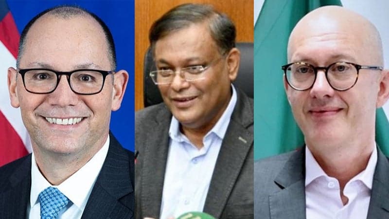 Peter Haas, Charles Whiteley to meet Hasan Mahmud today