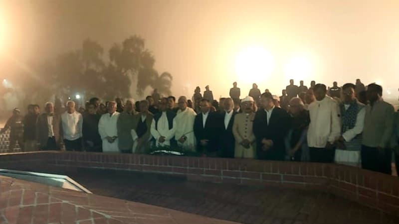 Tarique Rahman pays tribute at National Martyrs’ Memorial