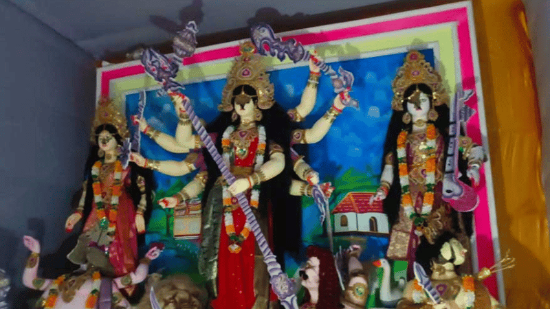 Hindu idols desecrated in Rajbari temple