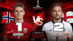 Norway vs England —World Cup: Live score and match stats