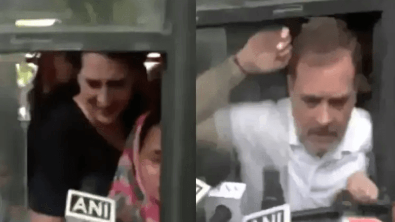 Rahul, Priyanka among others detained during INDIA Bloc protest in Delhi