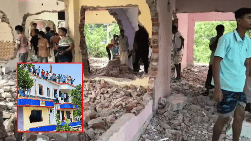 Child rape-murder: accused’s house turns into ruins after two consecutive days of vandalism