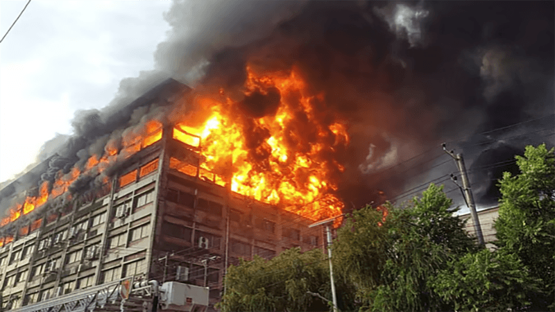 Fire at CEPZ factory still burning after 4 hrs