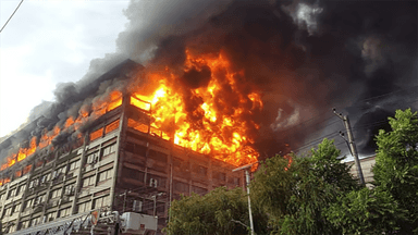 Fire at CEPZ factory still burning after 4 hrs