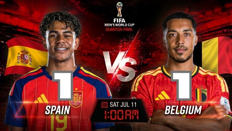 Spain vs Belgium —World Cup: Live score and match stats 